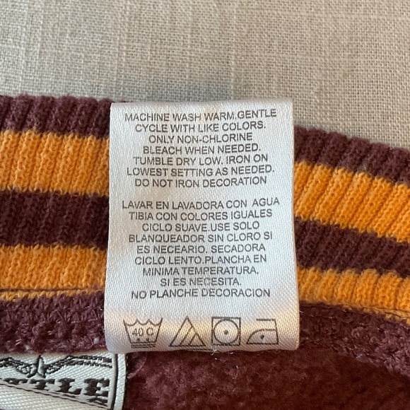 Kids Football State Champ Jacket - Maroon and Gray - Picture 5 of 6